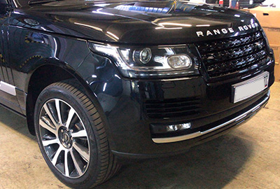 Покраска бампера и полировка для Range Rover